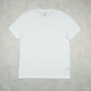 The Men's Store Pima Cotton Solid T-Shirt White Size M